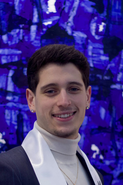 Portrait de Gabin, étudiant en BTS NDRC à Toulouse